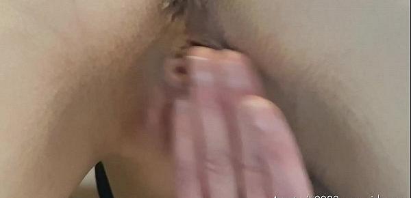  Stepmom is recorded with iPhone by horny stepson - This pussy is for your dad only (closeup)